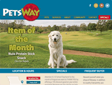 Tablet Screenshot of petsway.com